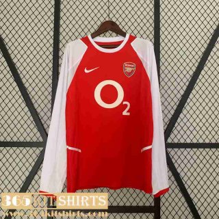 Retro Football Shirts Arsenal Home Mens Long Sleeve 02 04 FG392