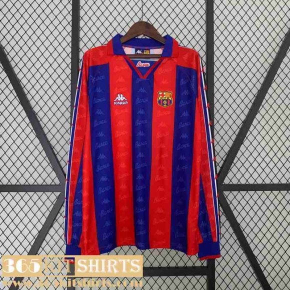 Retro Football Shirts Barcelona Home Mens Long Sleeve 96 97 FG394