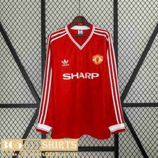 Retro Football Shirts Manchester United Home Mens Long Sleeve 86 88 FG403