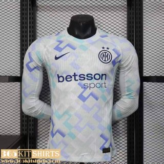 Football Shirts Inter Milan Away Mens Long Sleeve 2025 2026 Football Shirts Inter Milan Away Mens Long Sleeve 2025 2026