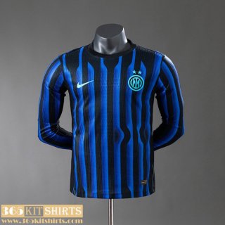 Football Shirts Inter Milan Home Mens Long Sleeve 2025 2026 Football Shirts Inter Milan Home Mens Long Sleeve 2025 2026