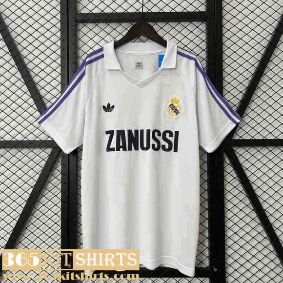 Retro Football Shirts Real Madrid Home Mens 84 85 FG633