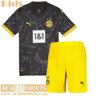 Football Shirts Borussia Dortmund Away Kids 2023 2024