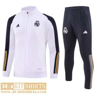 Jacket Real Madrid White Mens 2023 2024 B20