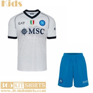 Football Shirts Napoli Away Kids 2023 2024
