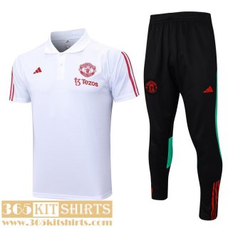 Polo&T-Shirt Manchester United White Mens 2023 2024 E05