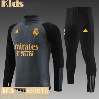 KIT : Training Real Madrid dark gray Kids 2023 2024 C09