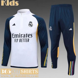 KIT : Training Real Madrid White Kids 2023 2024 C17
