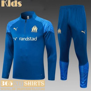 KIT : Training Marseille blue Kids 2023 2024 C19