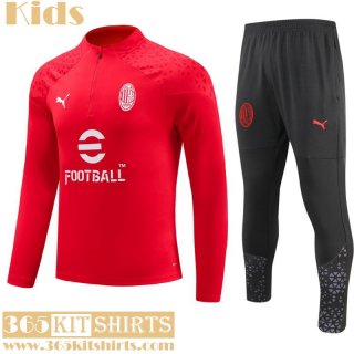 KIT : Training AC Milan red Kids 2023 2024 C30