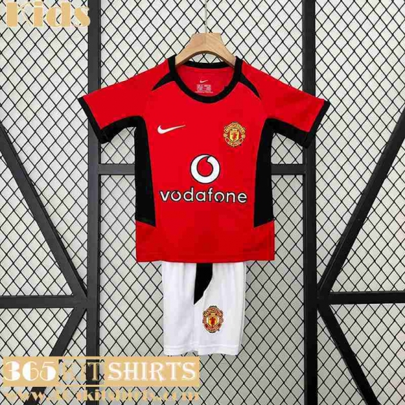 Retro Football Shirts Manchester United Home Kids 02 04 FG476