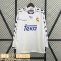 Retro Football Shirts Real Madrid Home Mens Long Sleeve 94 96 FG491