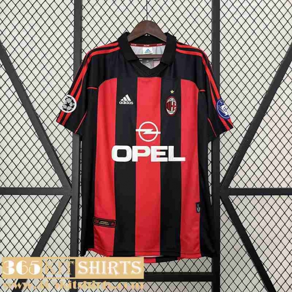 Retro Football Shirts AC Milan Home Mens 00 01 FG496