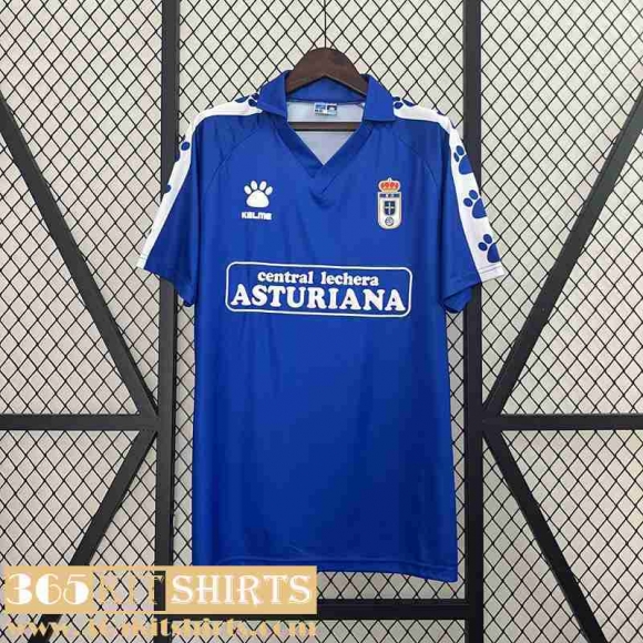 Retro Football Shirts Real Oviedo Home Mens 90 91 FG553