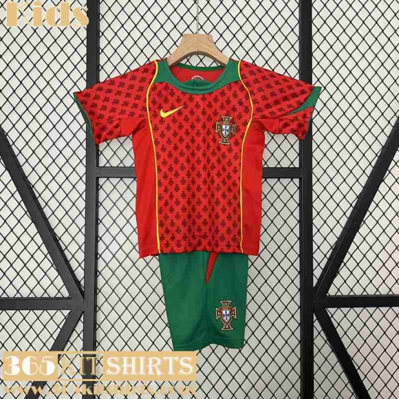 Retro Football Shirts Portugal Home Kids 2004 FG560