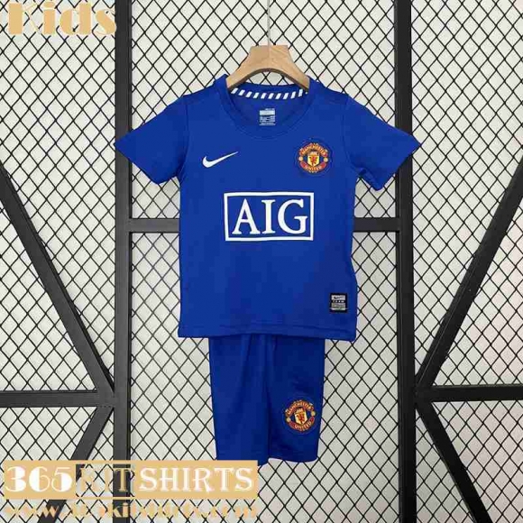 Retro Football Shirts Manchester United Away Kids 08 09 FG563