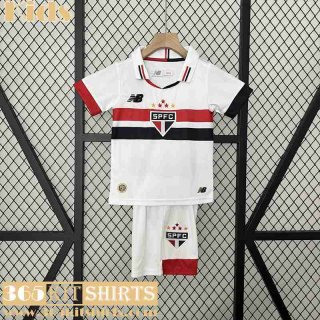 Football Shirts Sao Paulo Home Kids 2024 2025