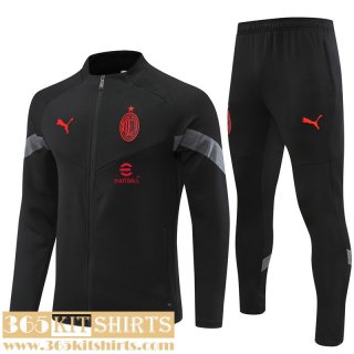 Jacket AC Milan Black Mens 2022 2023 JK578