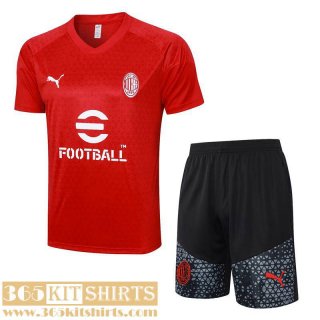 Training T Shirt AC Milan red Mens 2023 2024 A138
