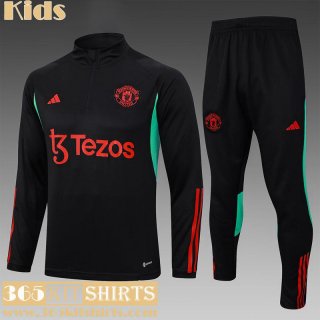 KIT : Training Manchester United black Kids 2023 2024 C38