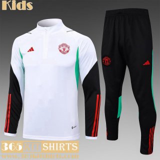KIT : Training Manchester United White Kids 2023 2024 C39