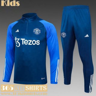 KIT : Training Manchester United blue Kids 2023 2024 C41