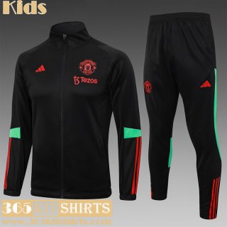 KIT : Jacket Manchester United black Kids 2023 2024 C43