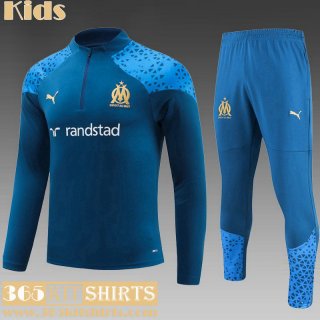 KIT : Training Marseille blue Kids 2023 2024 C58