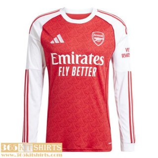 Maillot De Foot Arsenal Domicile Homme Manche Longue 25 26