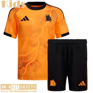Maillot De Foot AS Rome Exterieur Enfant 25 26