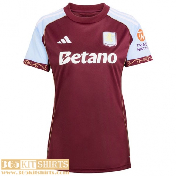 Maillot De Foot Aston Villa Domicile Femme 25 26