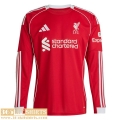 Football Shirts Liverpool Home Mens Long Sleeve 25 26