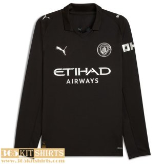 Maillot De Foot Manchester City Exterieur Homme Manche Longue 25 26
