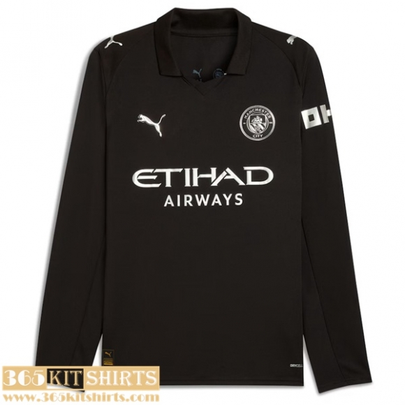 Maillot De Foot Manchester City Exterieur Homme Manche Longue 25 26
