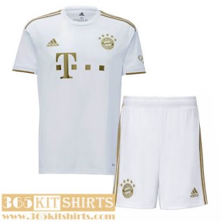 Football Shirts Bayern Munich Away Kids 2022 2023