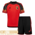 Football Shirts Belgium Home Kids 2022 2023