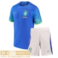 Football Shirts Brazil Away Kids 2022 2023