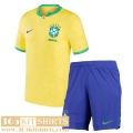 Football Shirts Brazil Home Kids 2022 2023
