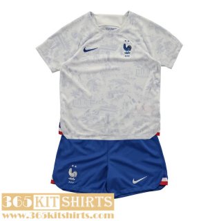 Football Shirts France Away Kids 2022 2023