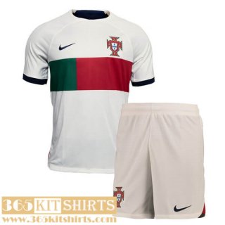 Football Shirts Portugal Away Kids 2022 2023