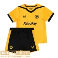 Football Shirts Wolverhampton Wanderers Home Kids 2022 2023