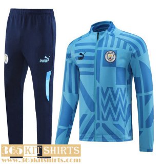 Jacket Manchester City blue Mens 2022 2023 JK588