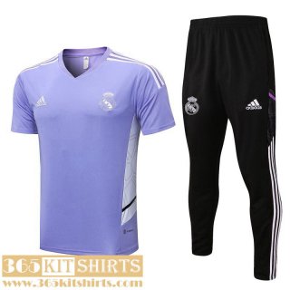 Training T Shirt Real Madrid Purple Mens 2022 2023 TG596