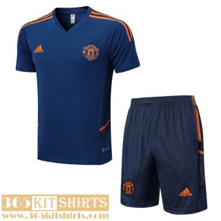Training T Shirt Manchester United blue Mens 2022 2023 TG600