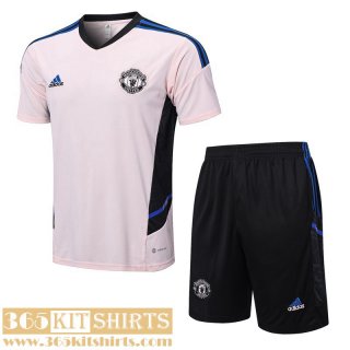 Training T Shirt Manchester United pink Mens 2022 2023 TG606