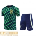 Training T Shirt Brazil green Mens 2022 2023 TG608