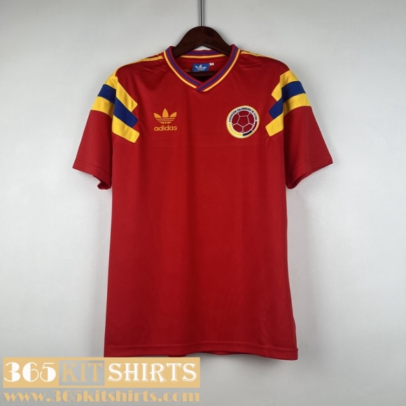 Retro Football Shirts Colombia Away Mens 1990 FG351