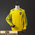 Retro Football Shirts Brazil Home Mens Long Sleeve 2002 FG1115 Retro Football Shirts Brazil Home Mens Long Sleeve 2002 FG1115