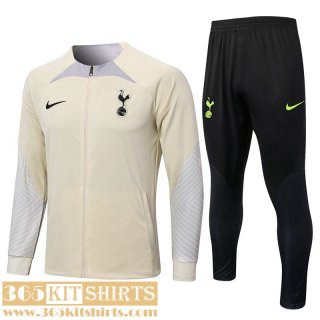 Jacket Tottenham Hotspur pale yellow Mens 2022 2023 JK658