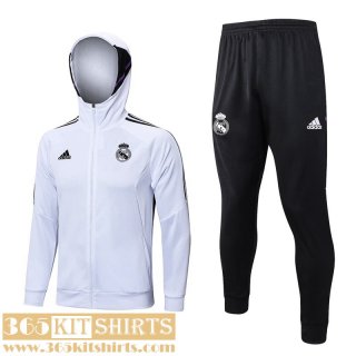 Jacket Real Madrid White Mens 2022 2023 JK672